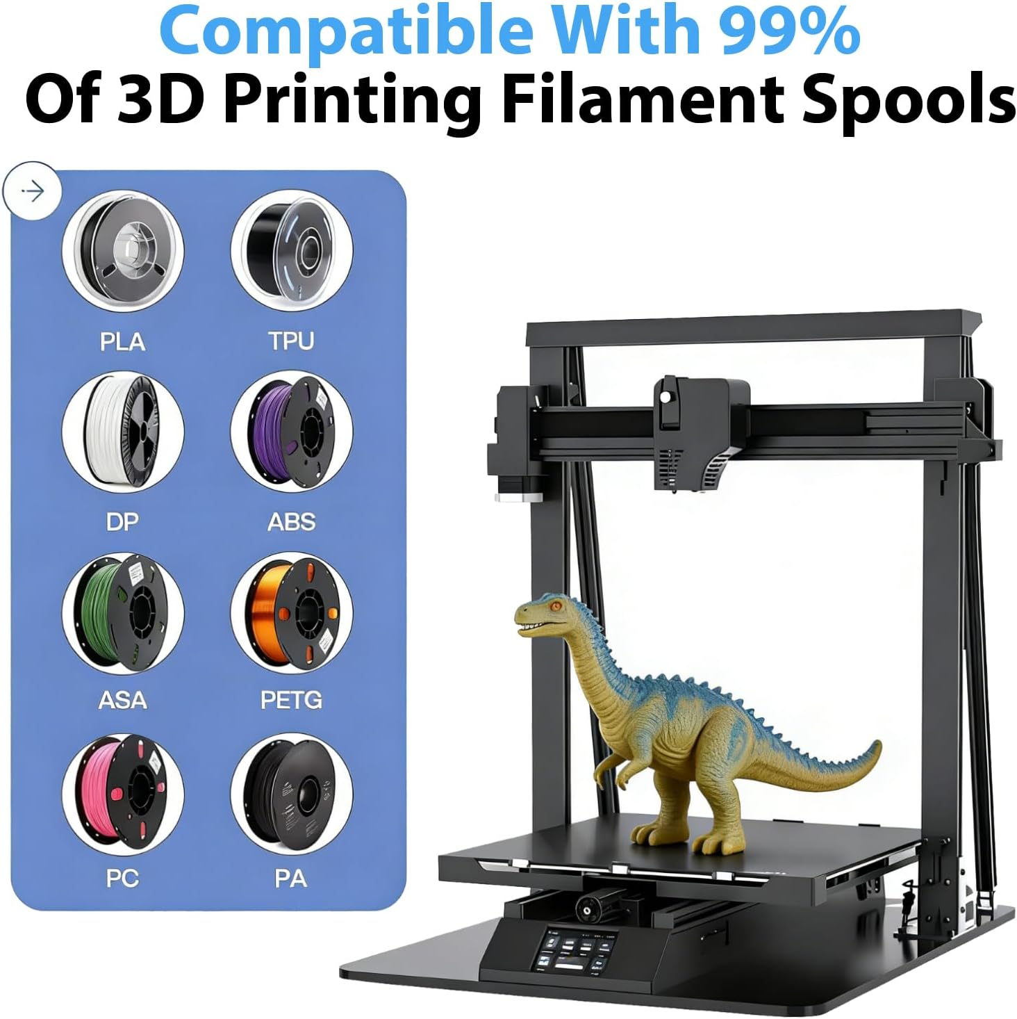 Upgraded 3D Printer Black Fila - 3D Printing Industry review and price