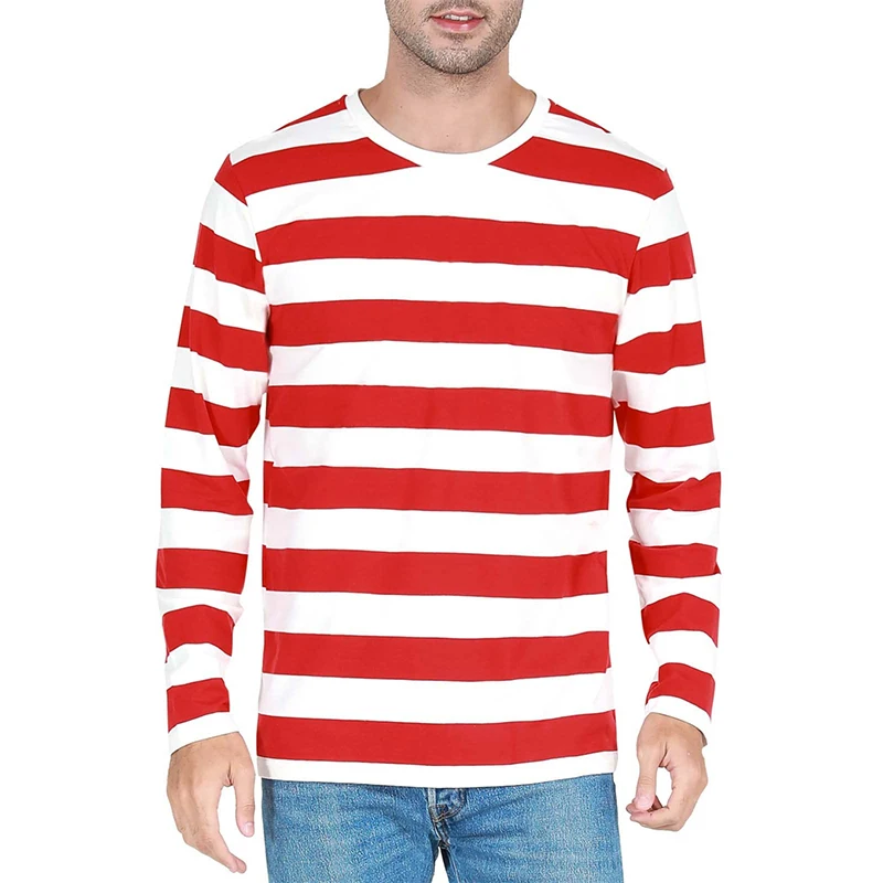 Contrast Stripe 3D Print Men L - 3D Printing Custom review and price