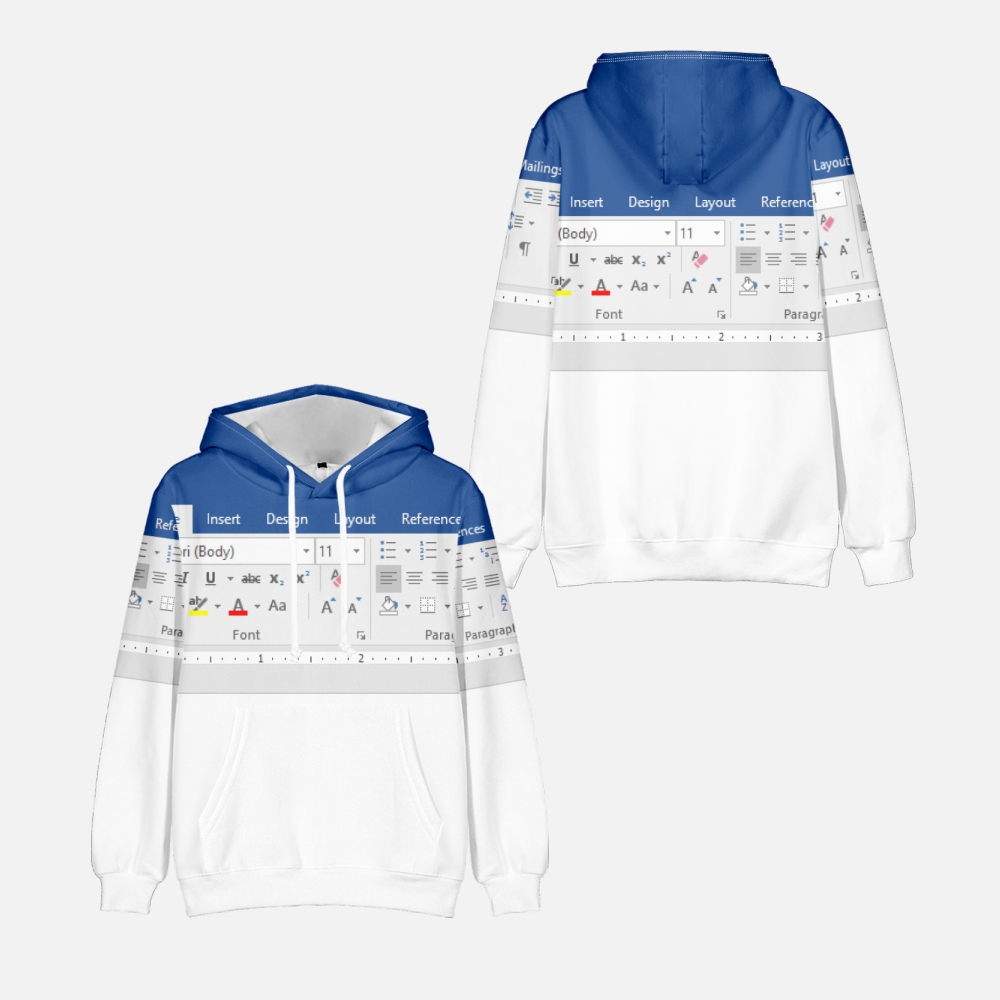 Casual Excel Hoodie For Men An - 3D Printing Online Service review and price