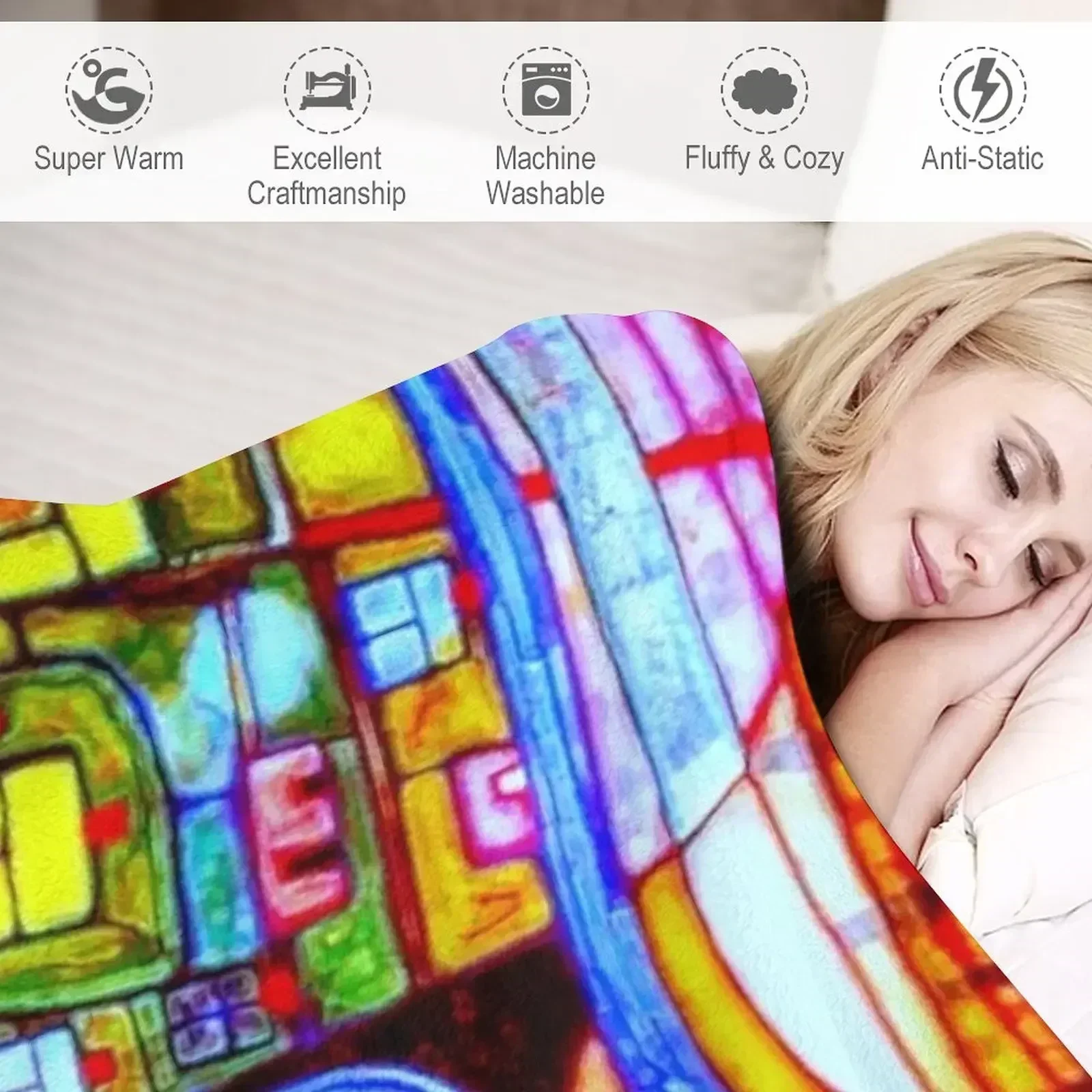Qatar 813 neon Throw Blanket c - 3D Printing Qatar review and price