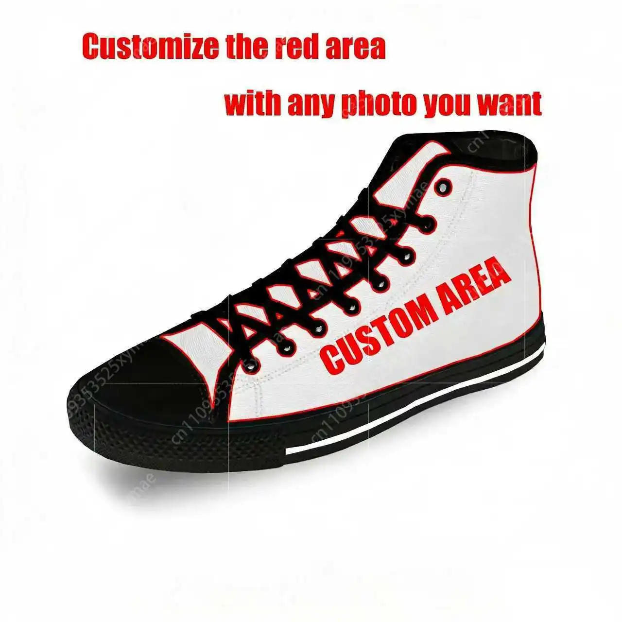 Cow Print 3D Pattern High Top  - 3D Printing Custom review and price